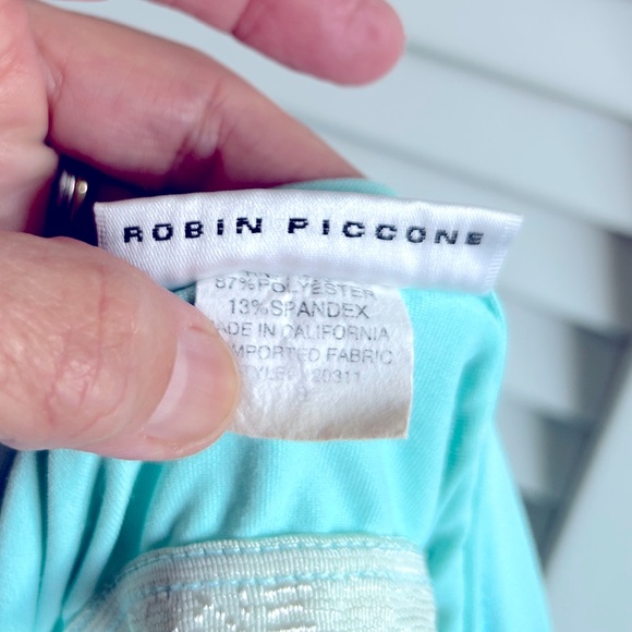 Robin Piccone Retro Pin Up Swimsuit  Blue - Picture 11 of 13